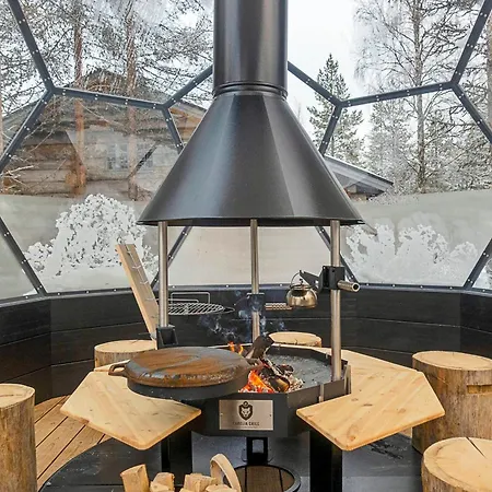 Private Aurora Samruam B Glass Roof Igloo Villa Salla