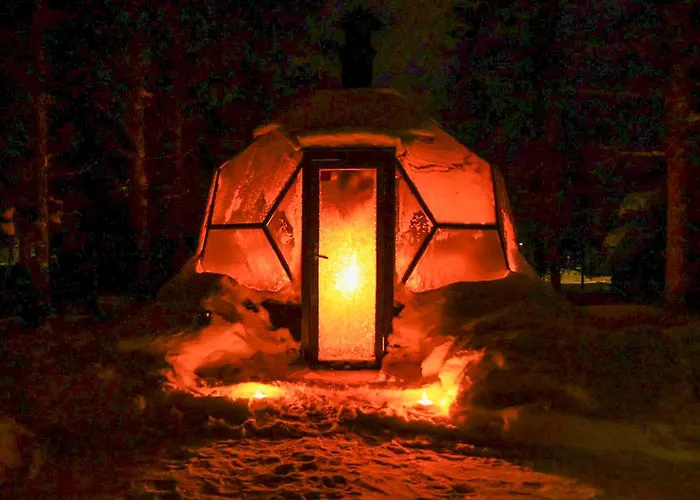 Private Aurora Samruam B Glass Roof Igloo Villa Salla