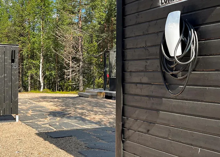 Private Aurora Samruam B Glass Roof Igloo Βίλα Salla